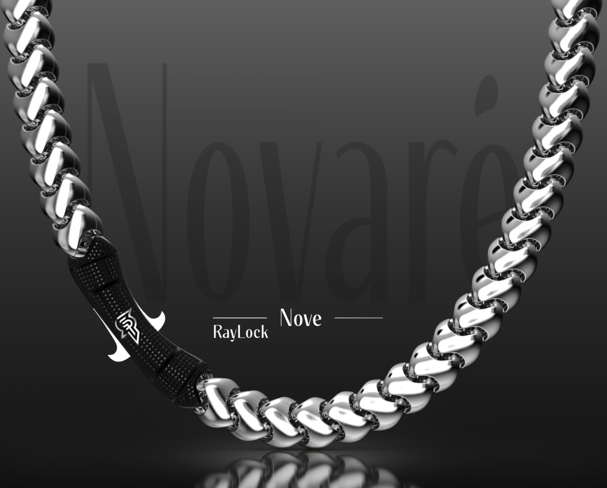 SilverPoint – 925 Silver Nova Chain – RayLock (Black Rhodium)