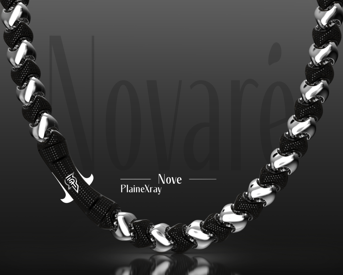 SilverPoint – 925 Silver Nova Chain – plainXrey (Black Rhodium)