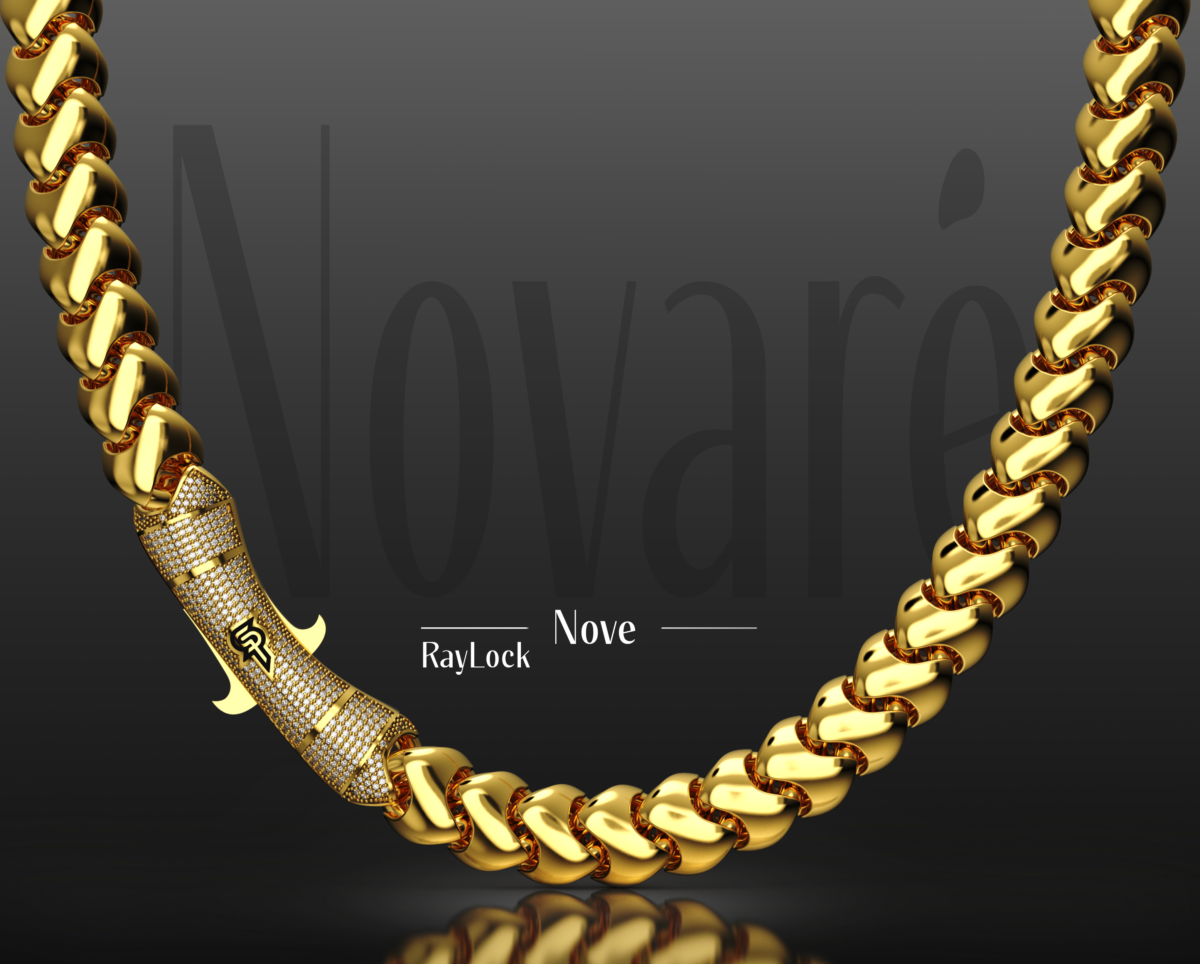SilverPoint – 925 Silver Nova Chain – RayLock (18K Gold Plated )
