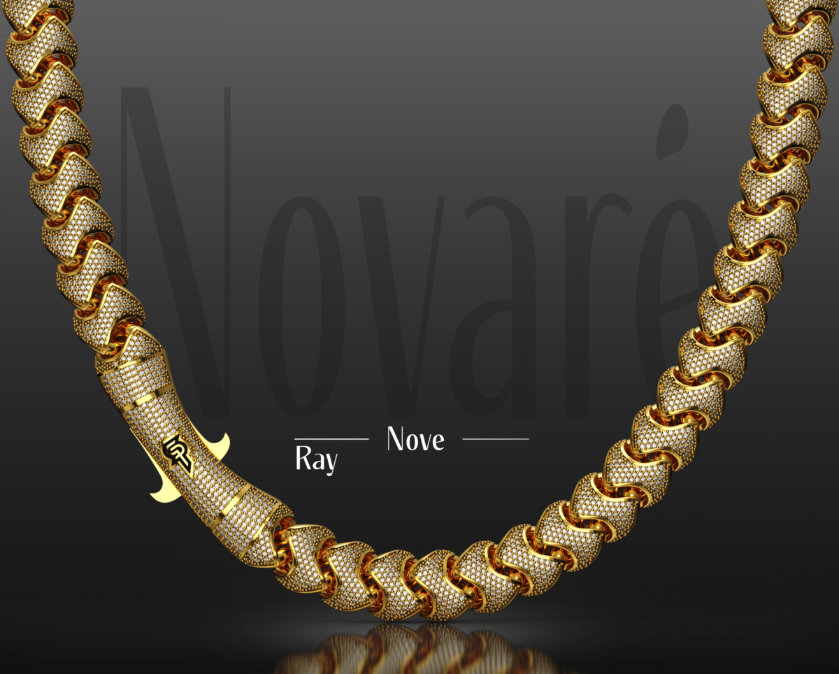 SilverPoint – 925 Silver Nova Chain – Ray (18K Gold Plated )