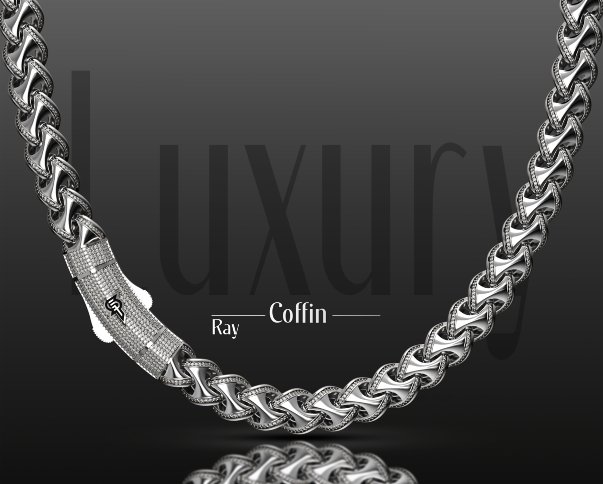 SilverPoint – 925 Silver Coffin Chain – Ray